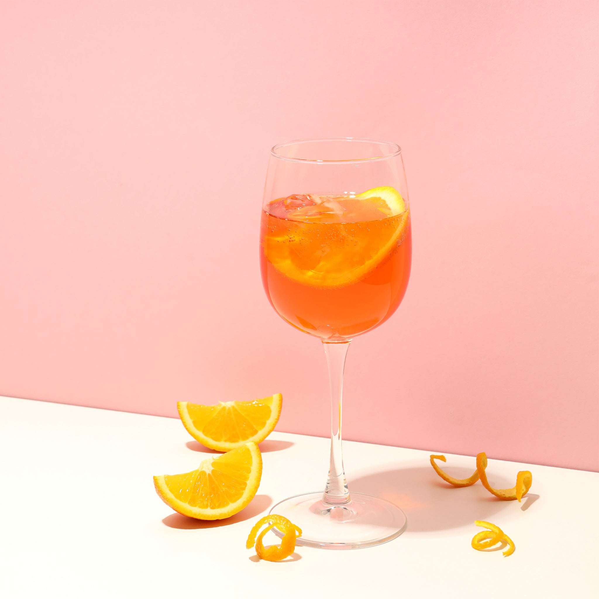 Aperitivo Sprizz Secco im Glas
