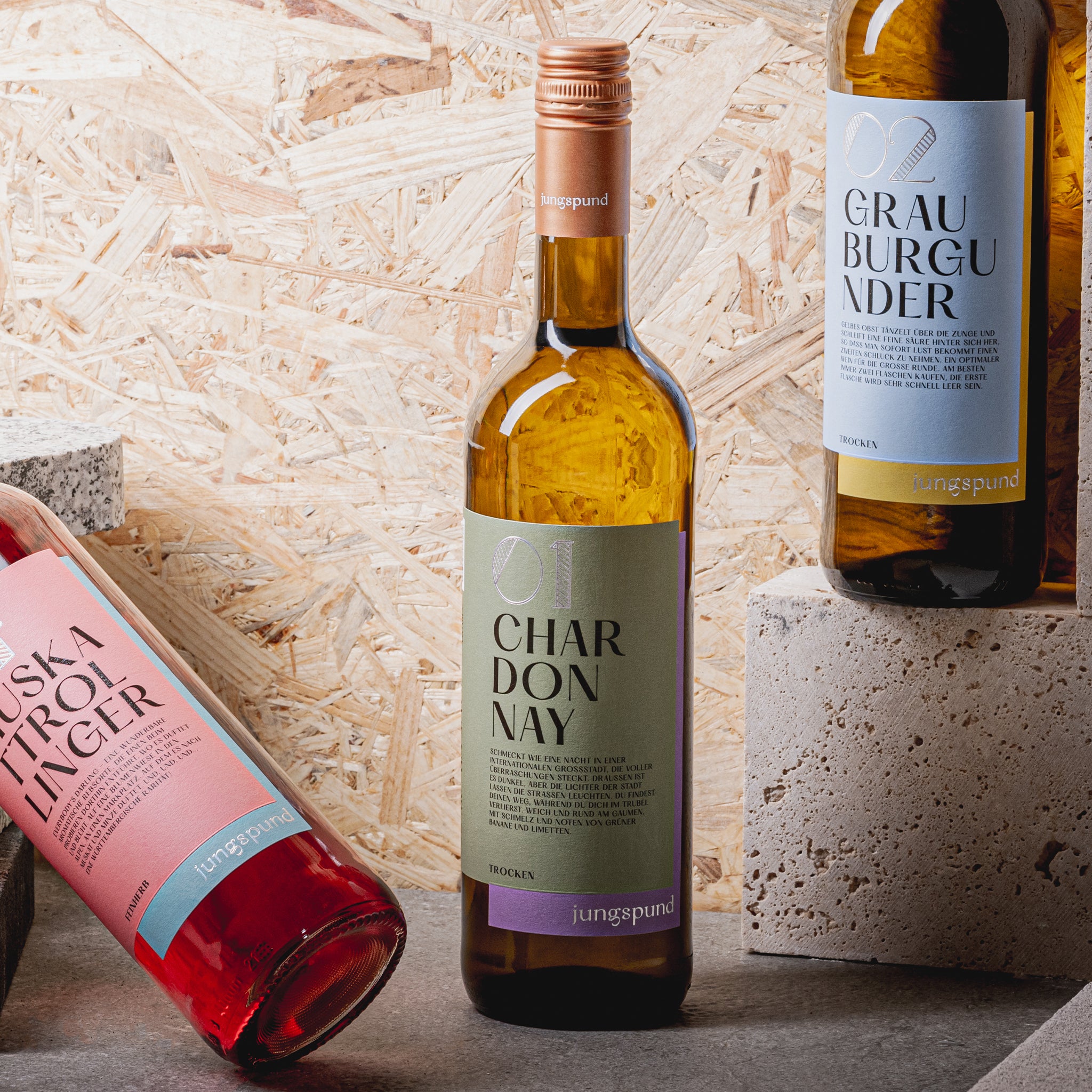 jungspund 01 Chardonnay QbA trocken Weißwein