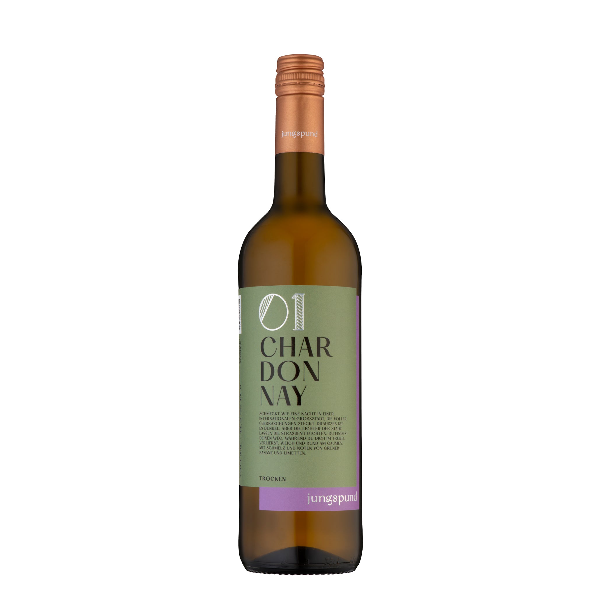 jungspund 01 Chardonnay QbA trocken Weißwein