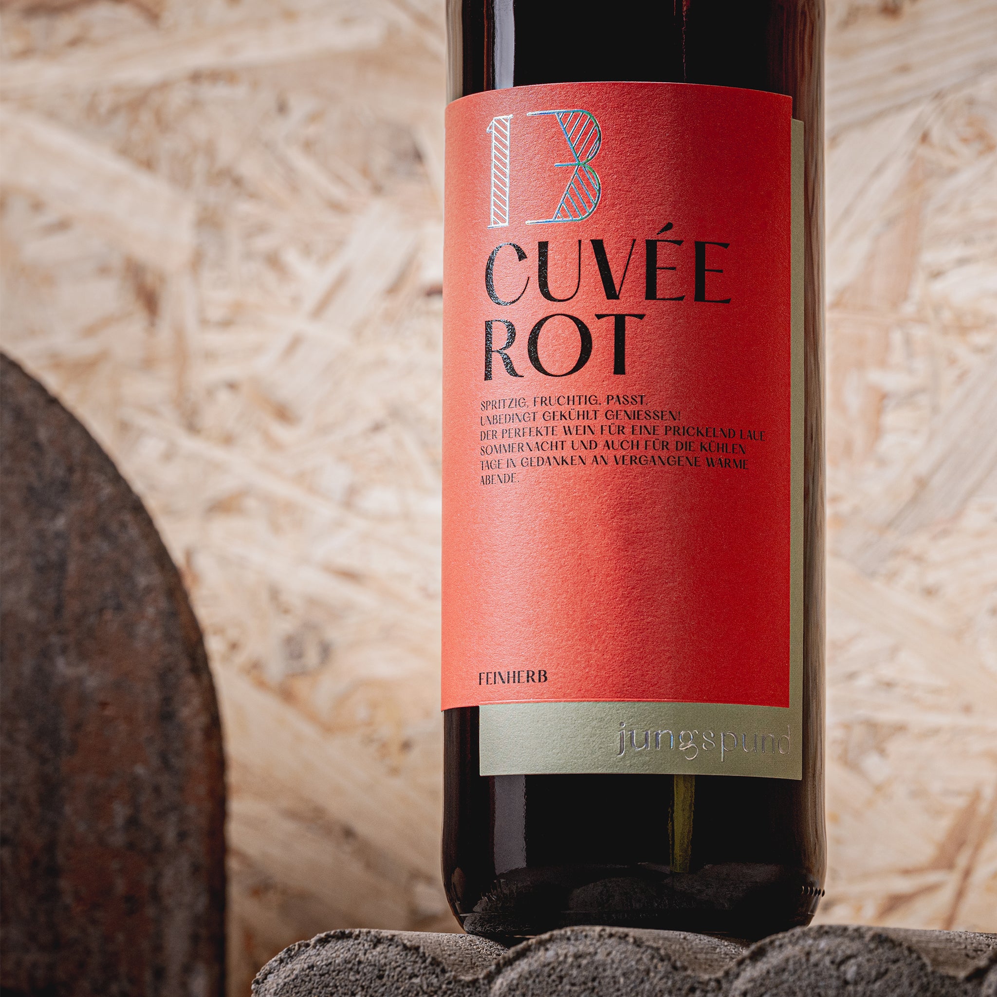 jungspund 13 Cuvée Rot QbA feinherb Rotwein