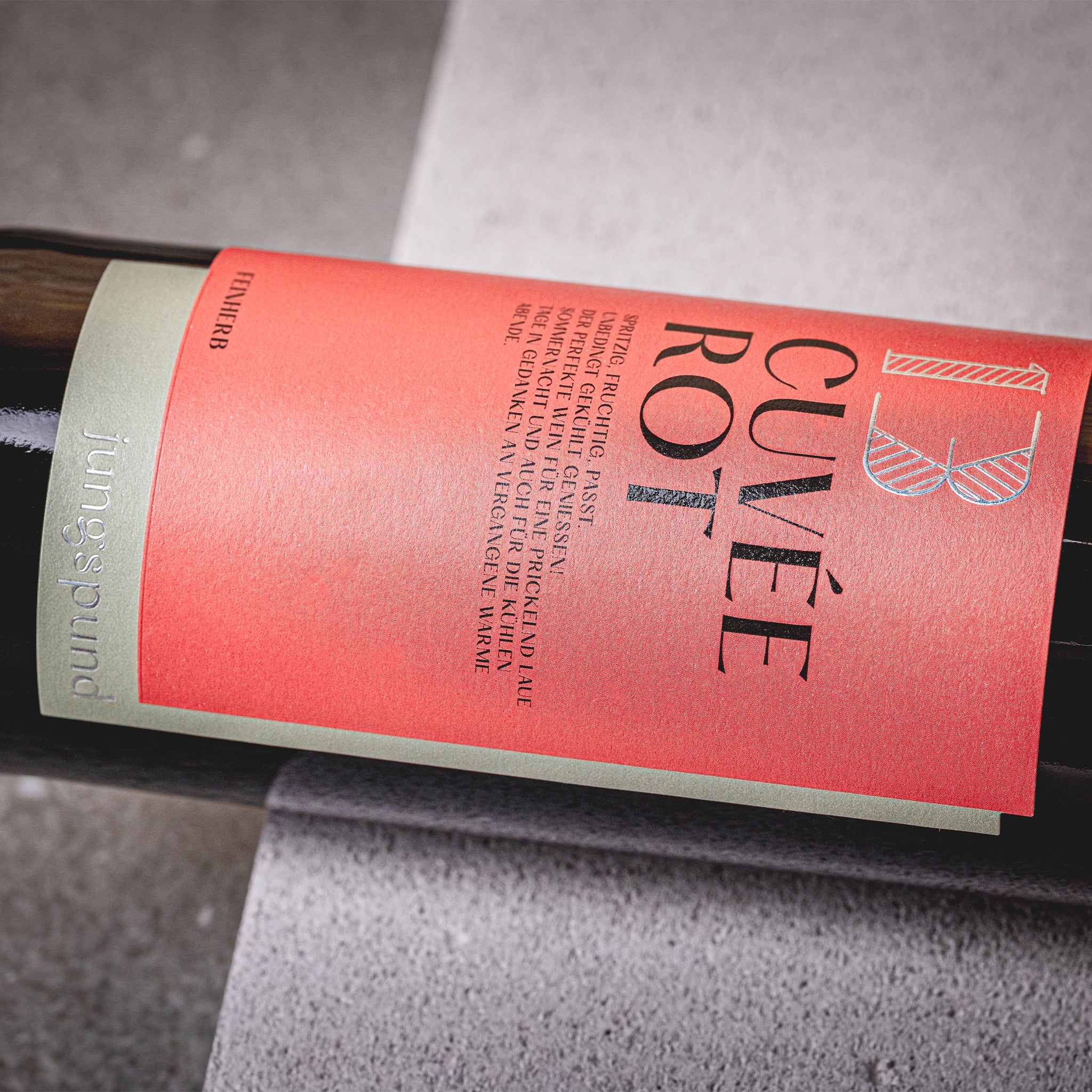 jungspund 13 Cuvée Rot QbA feinherb Rotwein
