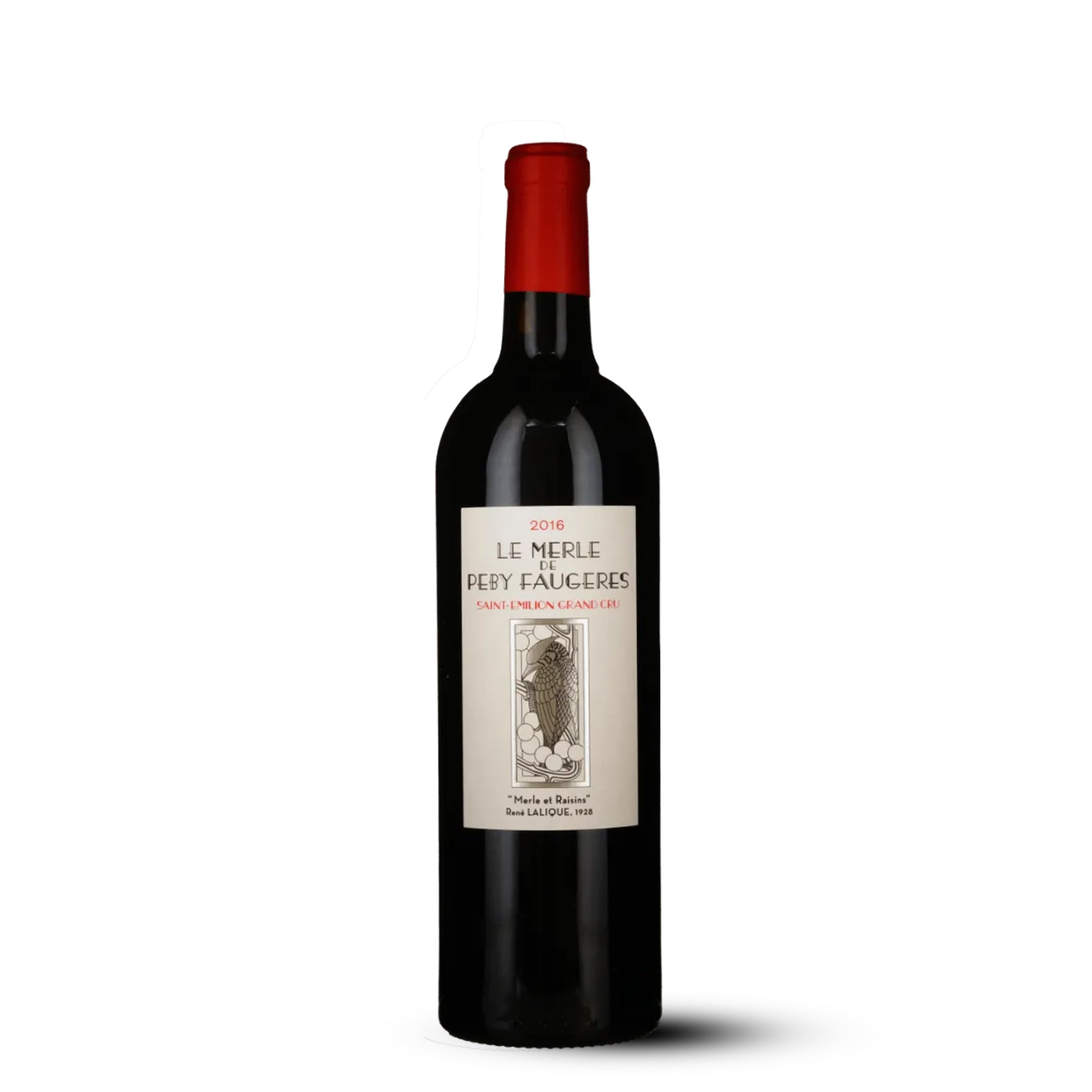 Le Merle Peby de Faugeres Saint-Emilion AC.