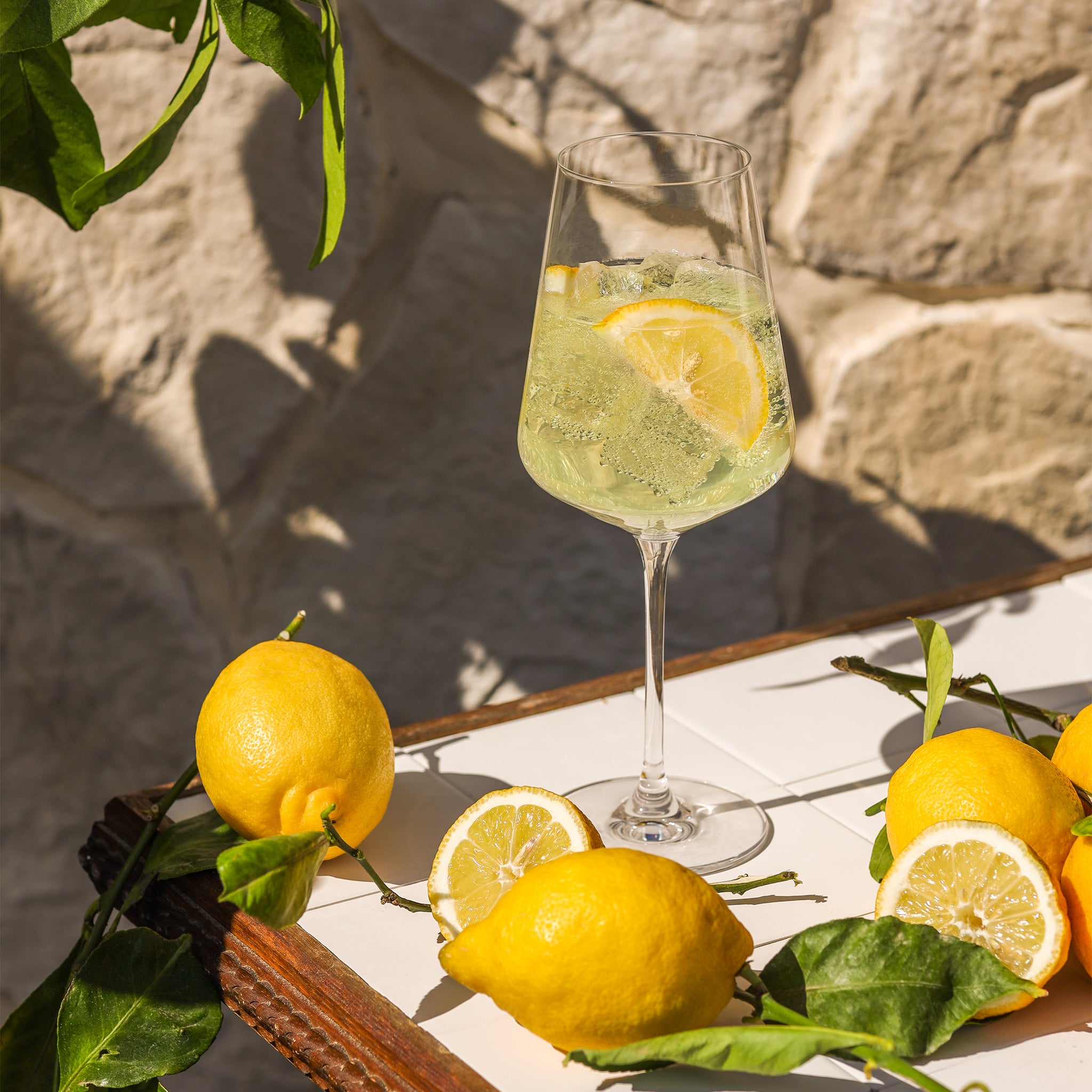 Limoncello Sprizz im Glas
