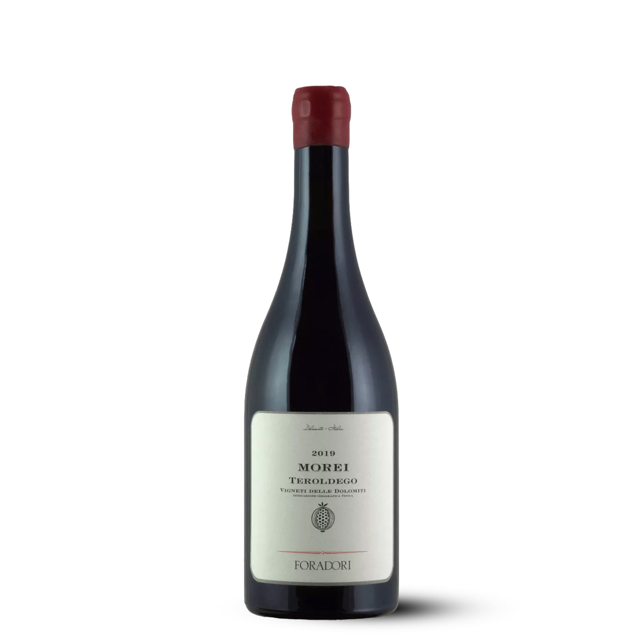 Morei Teroldego Rotaliano Vigneti Dolomiti IGT. Azienda Foradori