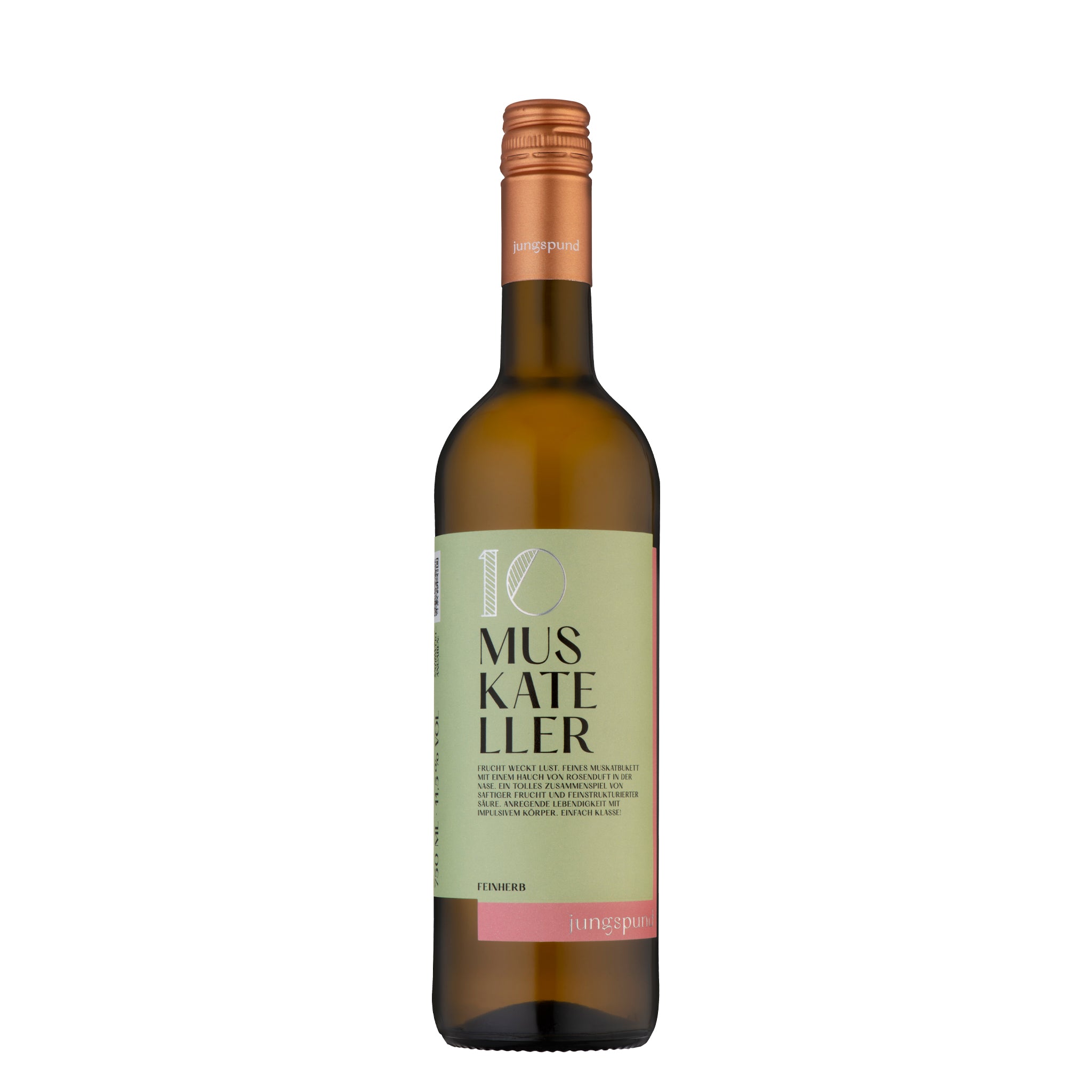 jungspund 10 Muskateller QbA feinherb Weißwein