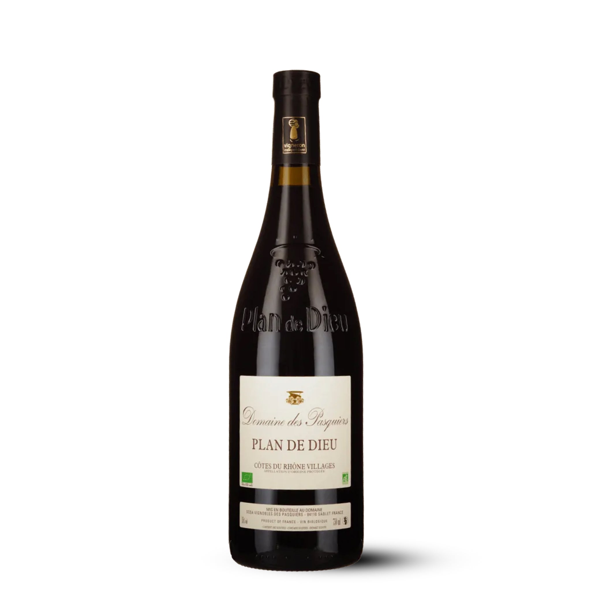 Plan de Dieu AOP Côtes du Rhône Villages Rouge Domaine des Pasquiers