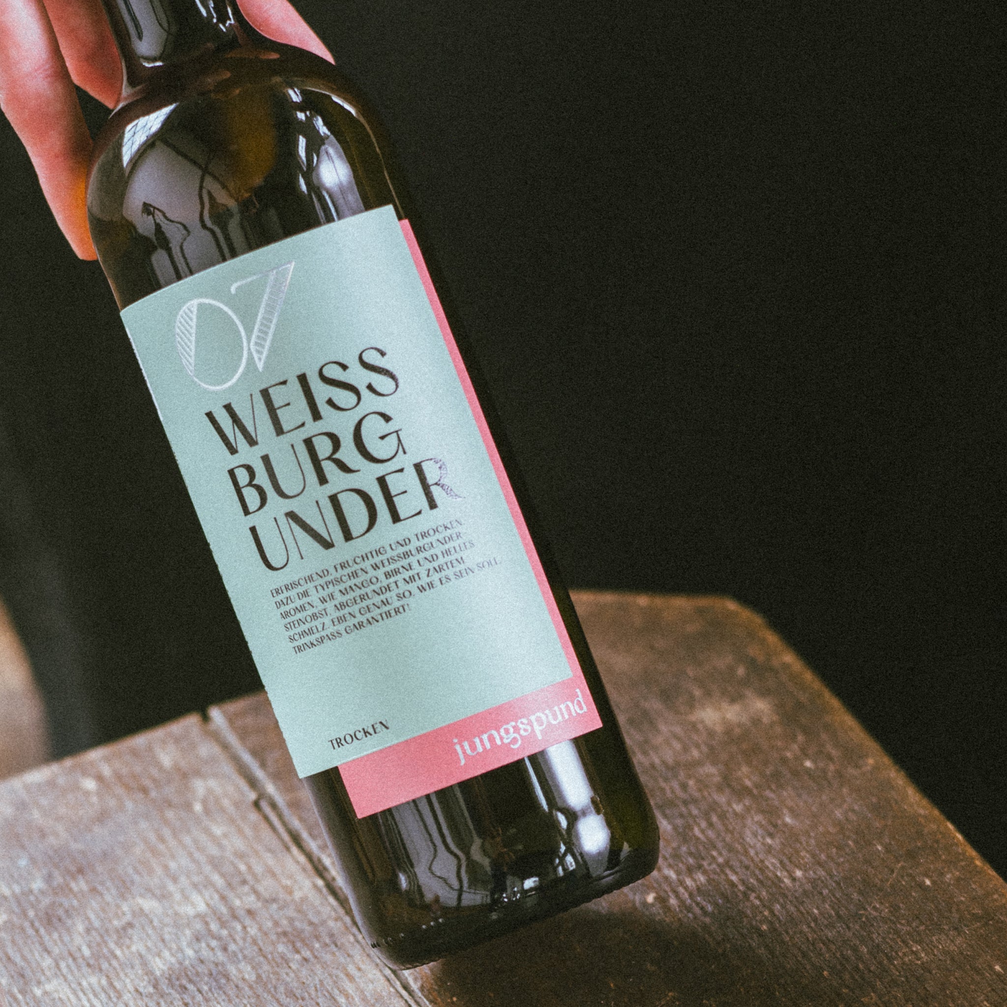 jungspund 07 Weißburgunder QbA trocken Weißwein