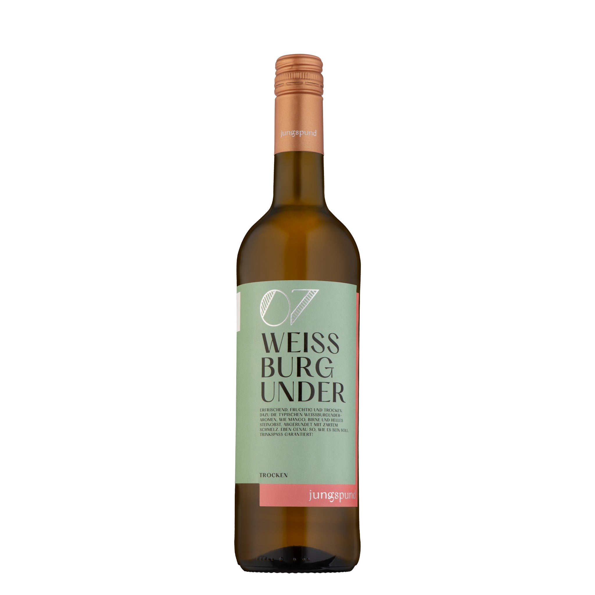 jungspund 07 Weißburgunder QbA trocken Weißwein