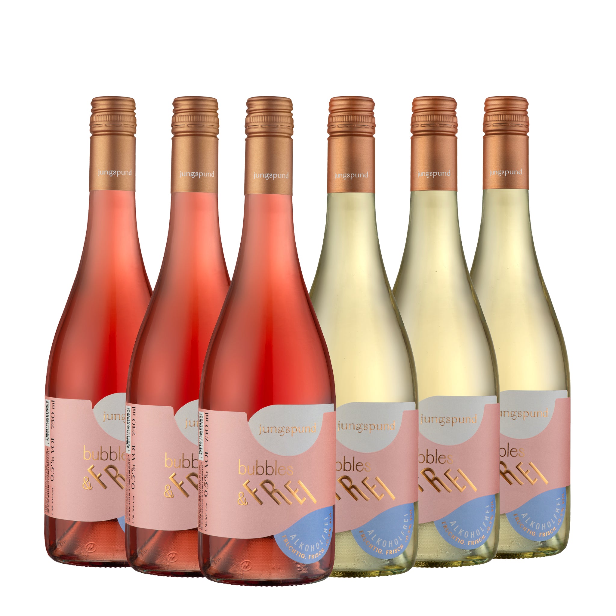 6er “bubbles & frei” Secco Bundle jungspund