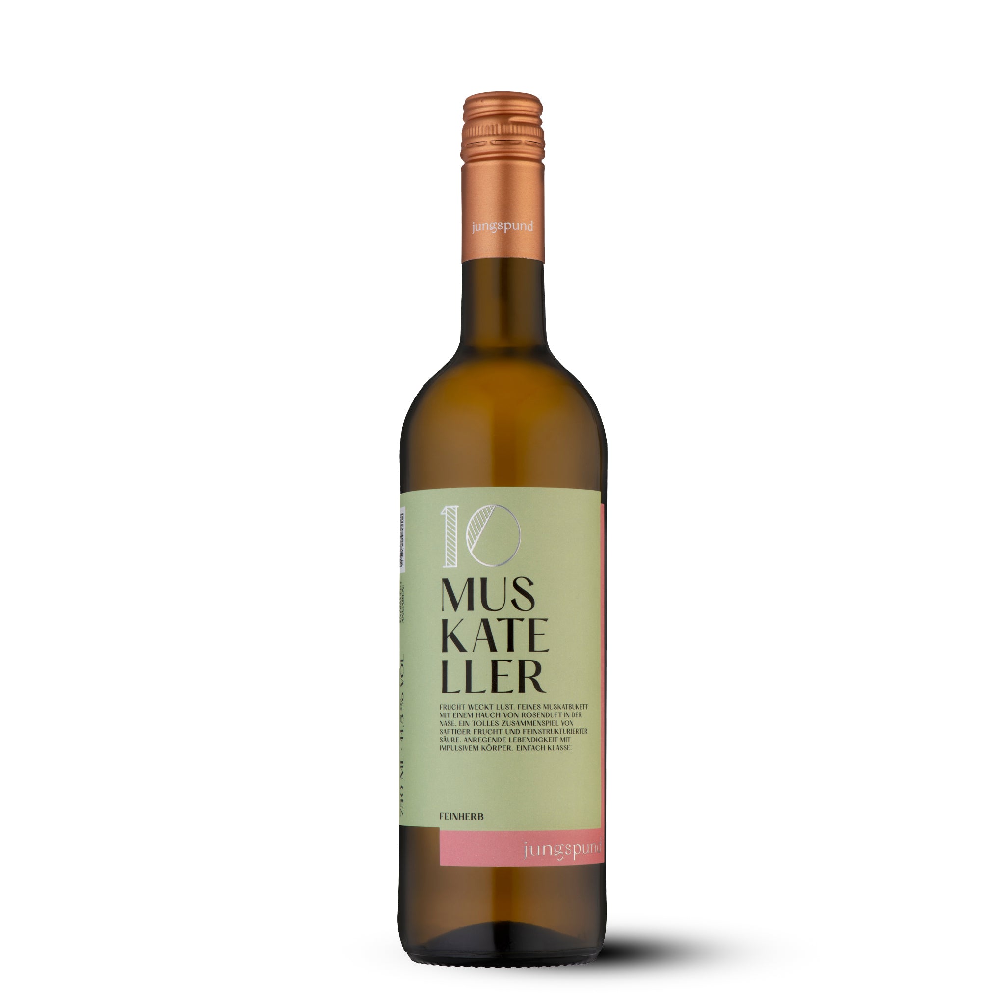 jungspund 10 Muskateller QbA feinherb Weißwein