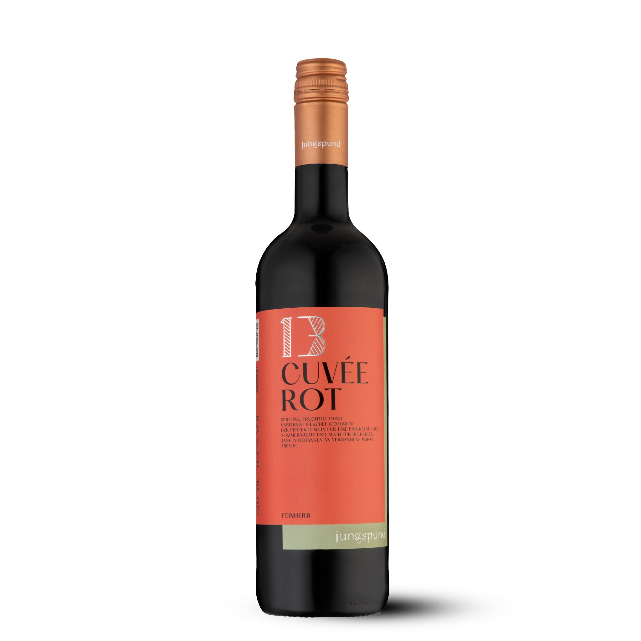 jungspund 13 Cuvée Rot QbA feinherb Rotwein