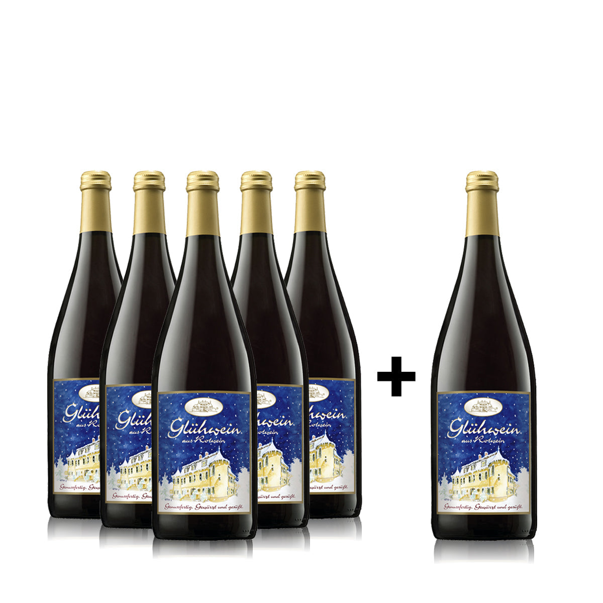 5+1 Glühwein Paket rot