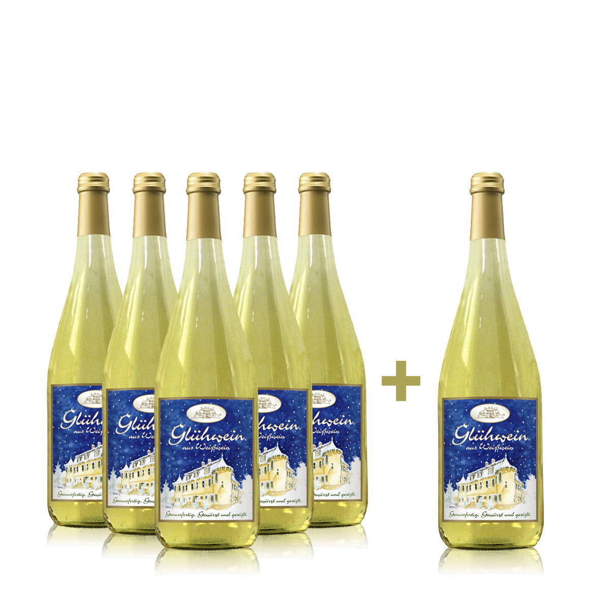 Schloss Affaltrach 5+1 Glühwein Paket weiß