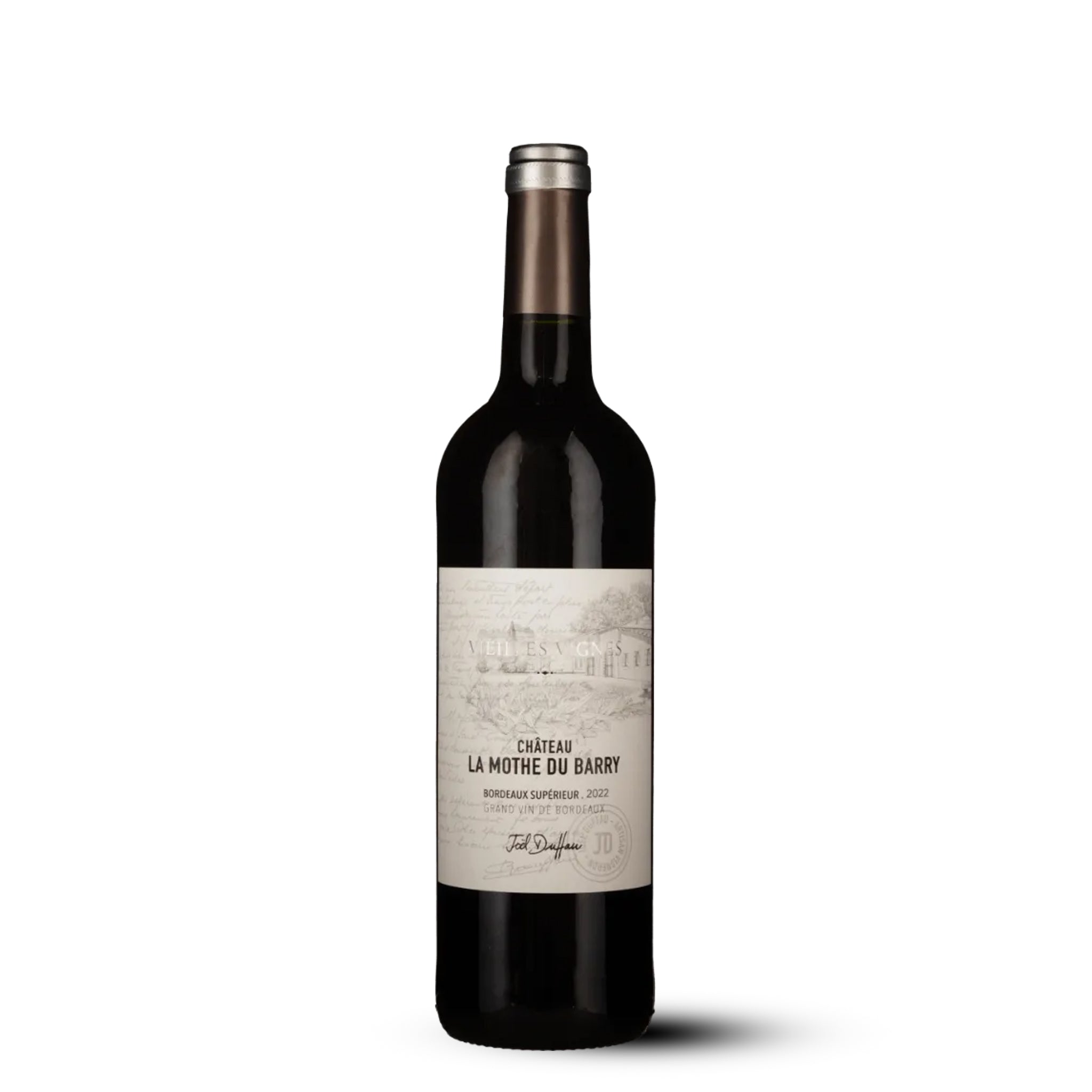 Merlot Vieilles Vignes Bordeaux Superieur AC. Château La Mothe du Barry
