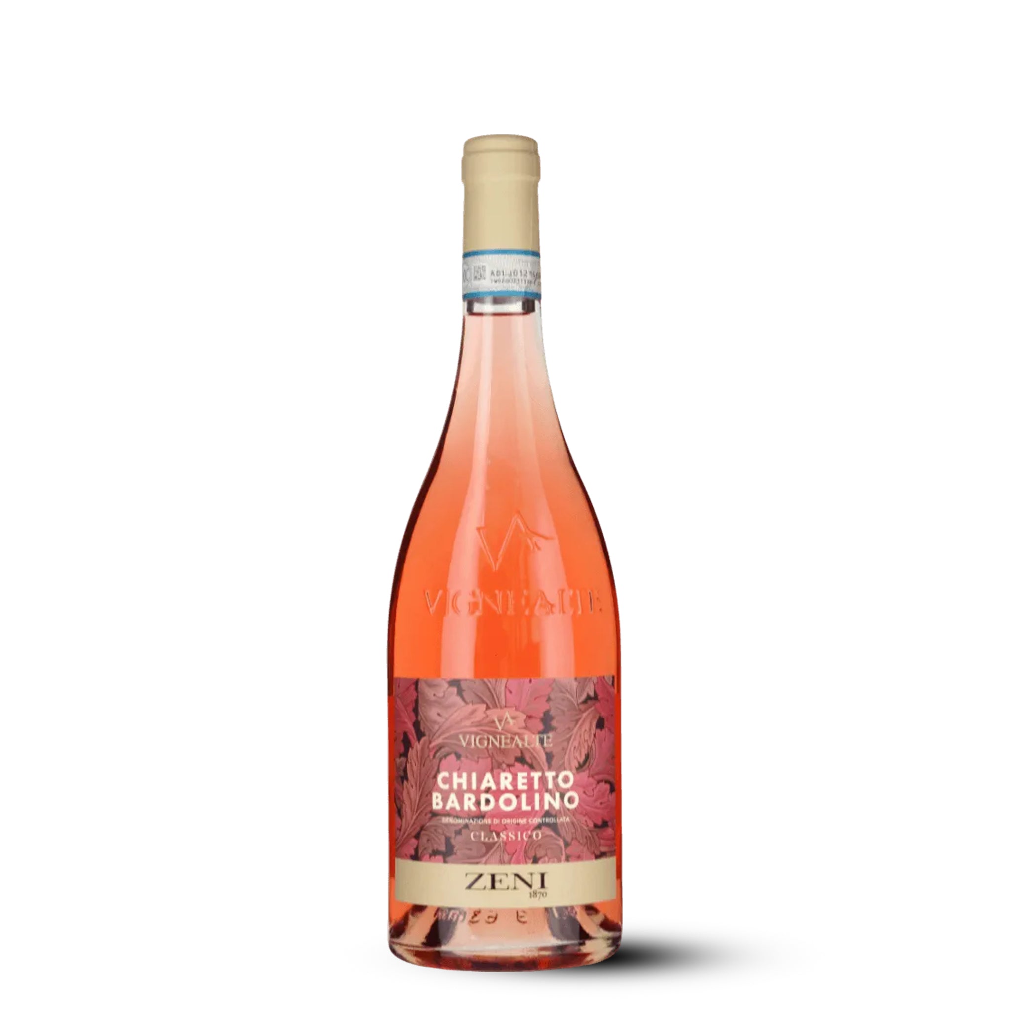 Chiaretto Bardolino Classico DOC. Vigne Alte Cantina F.lli Zeni
