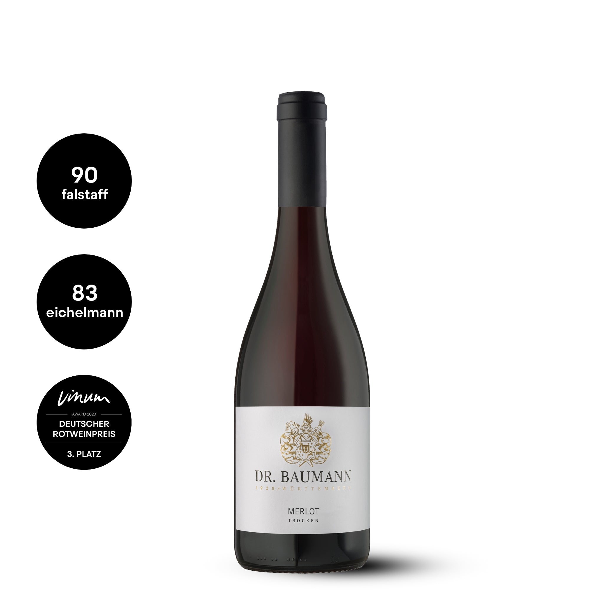Weingut Dr. Baumann Merlot QbA trocken Rotwein