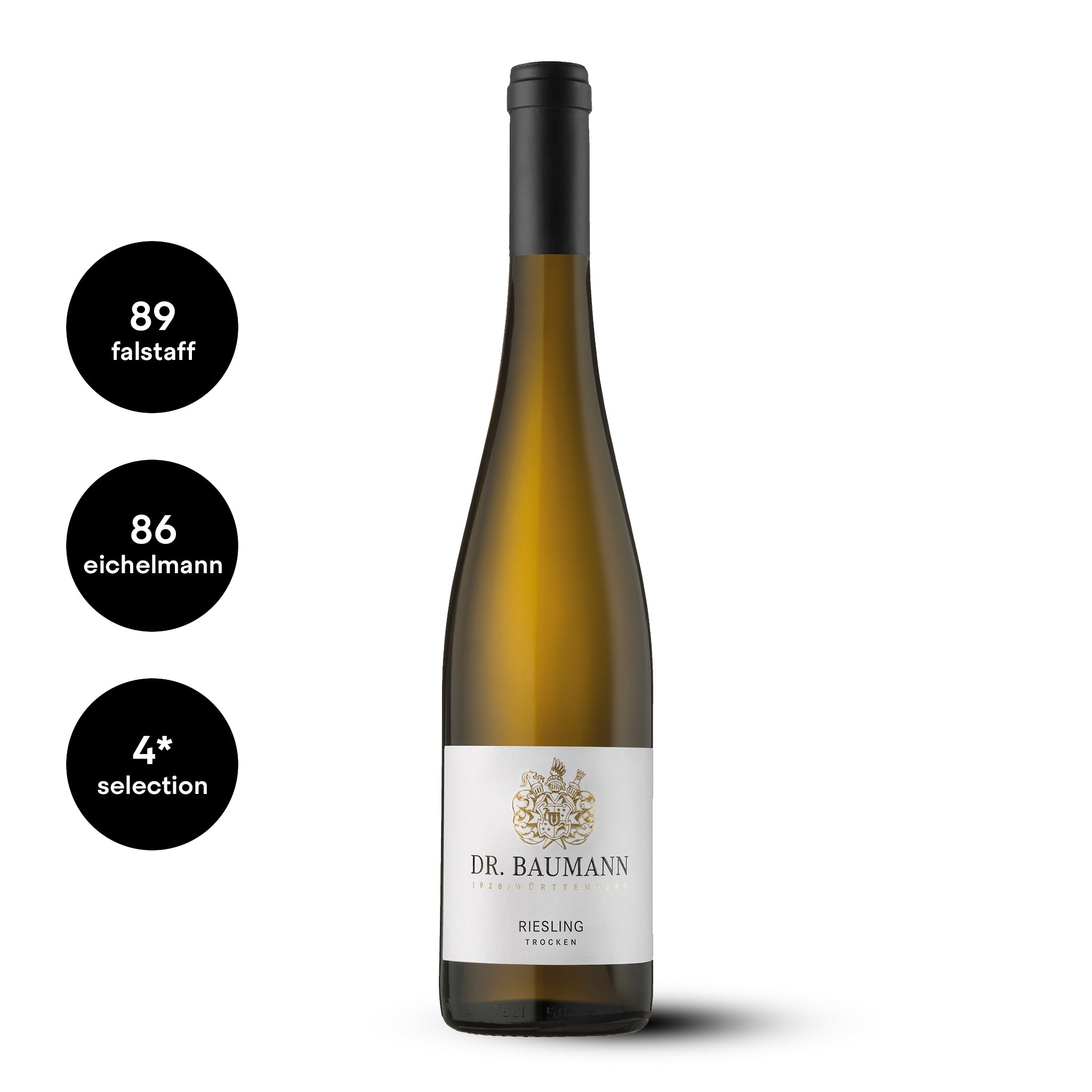 Weingut Dr. Baumann Riesling QbA trocken Weißwein