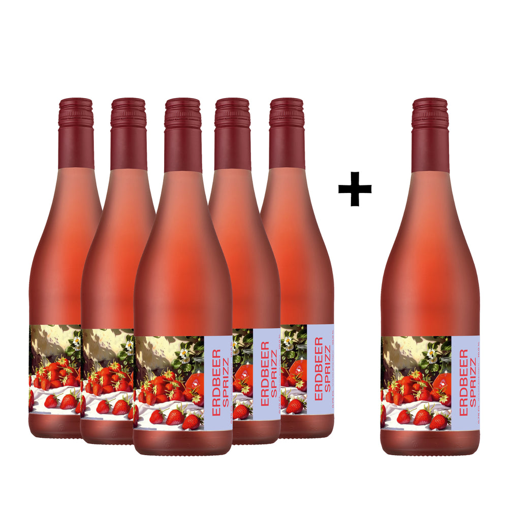5+1 Erdbeer Sprizz Paket Erdbeer Secco