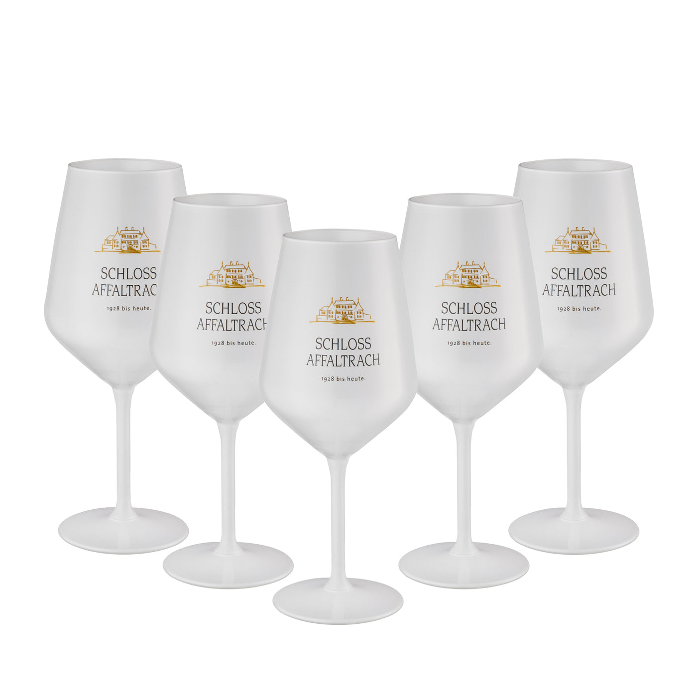 Schloss Affaltrach Sekt on Ice Gläser 6er Set Gläser weiß