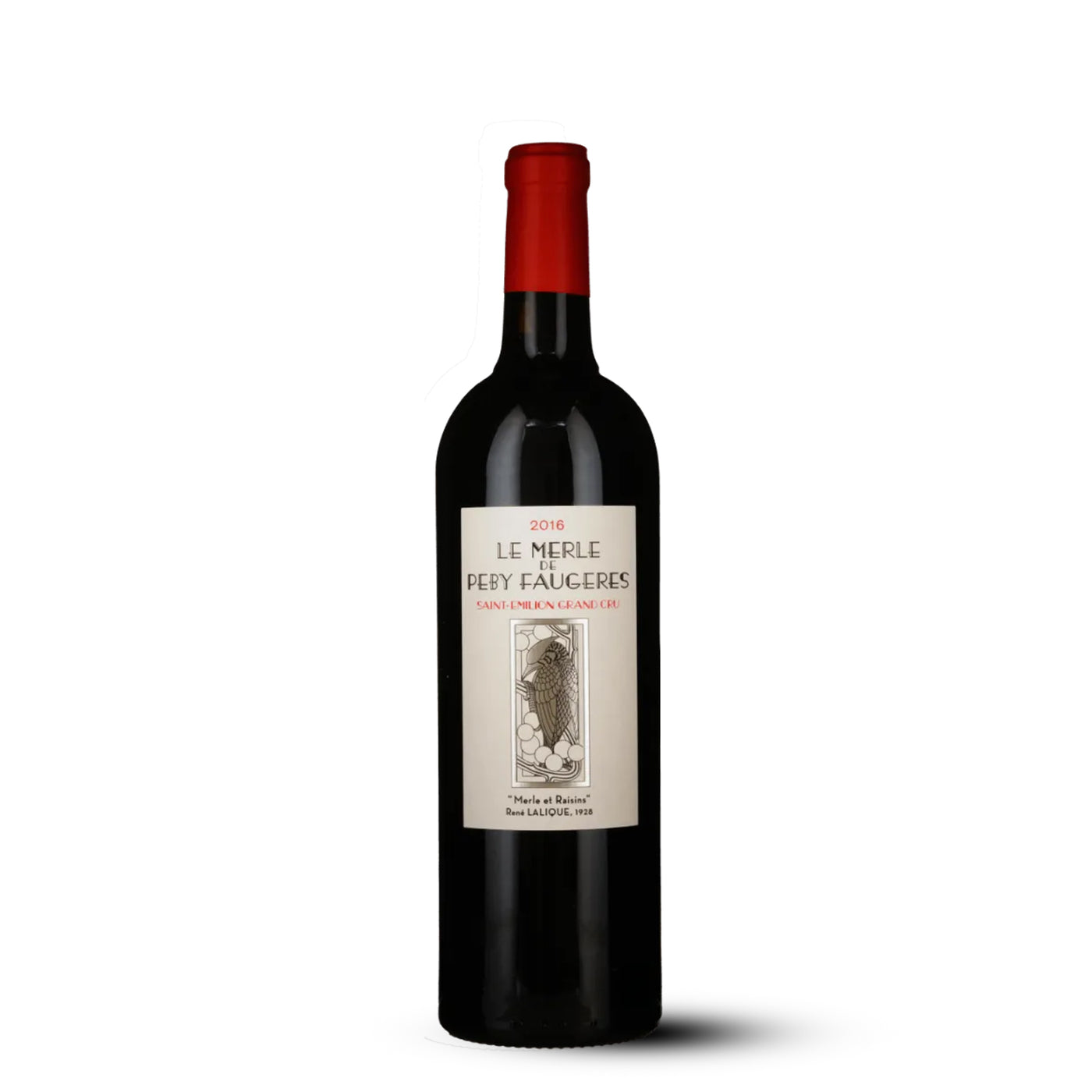 Le Merle Peby de Faugeres Saint-Emilion AC.