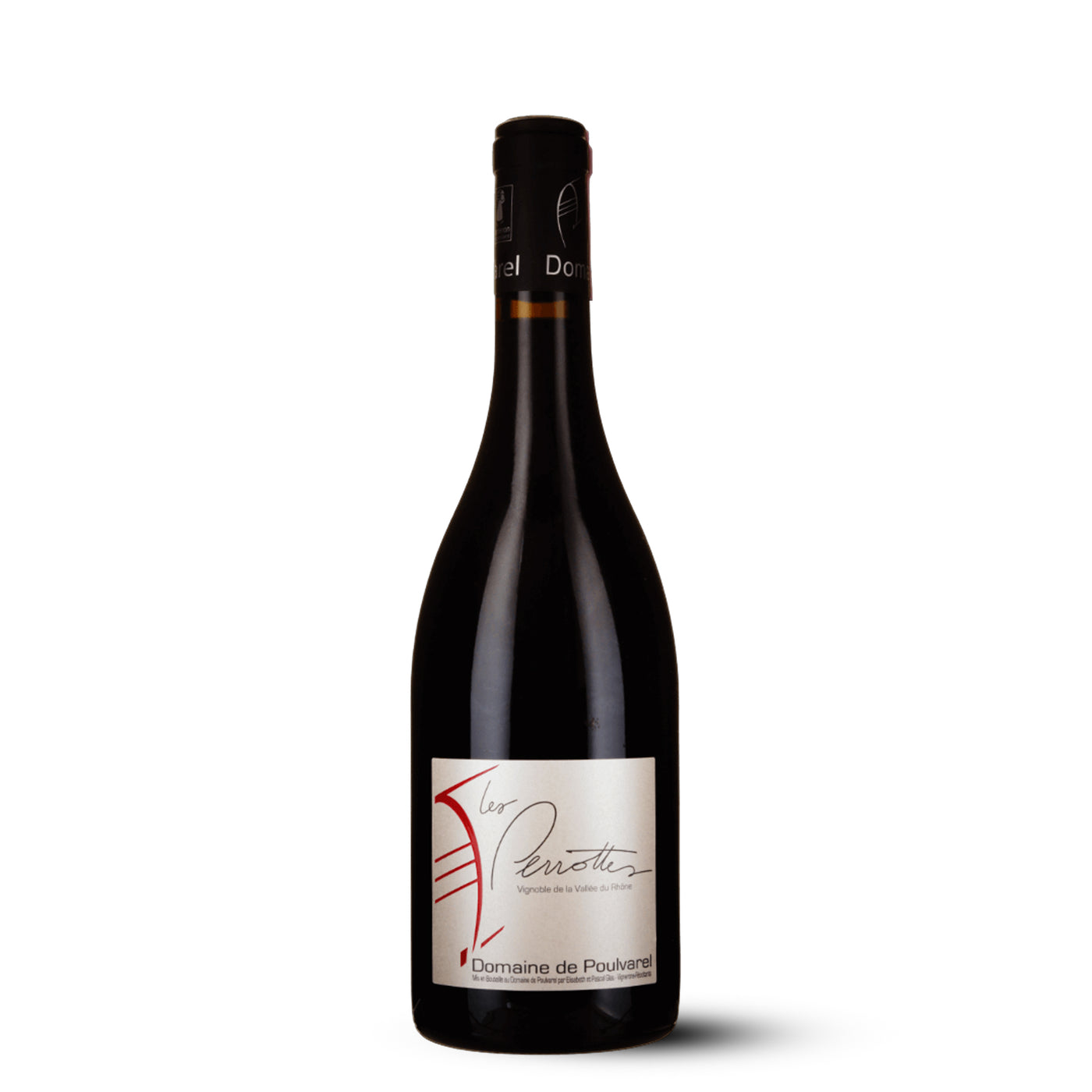 Les Perrottes Rouge Costières de Nîmes AC. Domaine de Poulvarel