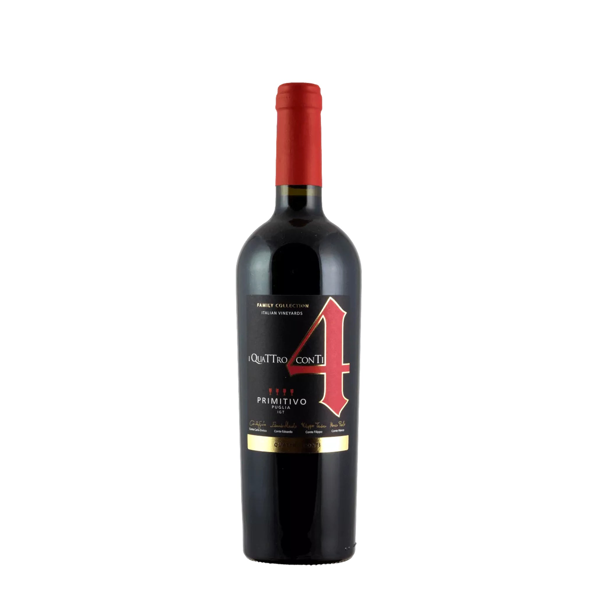 Primitivo Puglia IGT. Quattro Conti