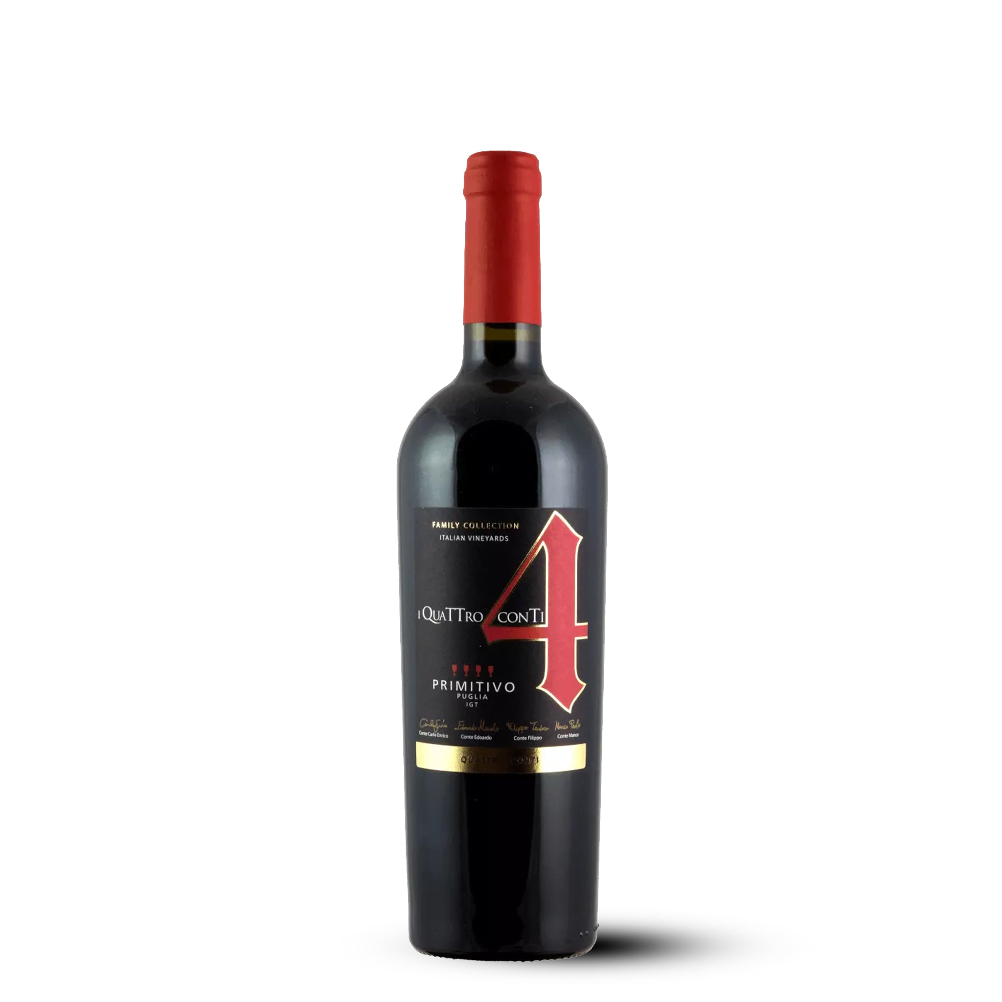 Primitivo Puglia IGT. Quattro Conti