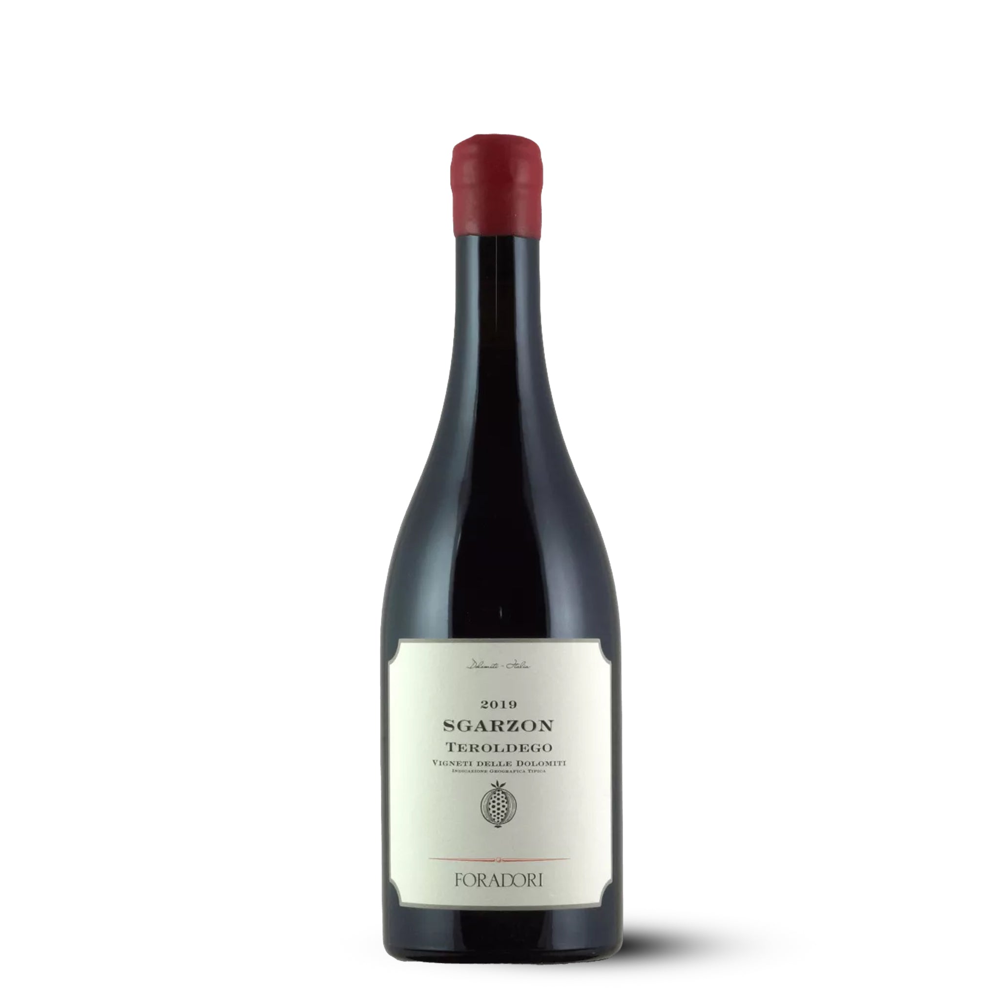 SgarzonTeroldego Rotaliano Vigneti Dolomiti IGT. Azienda Foradori