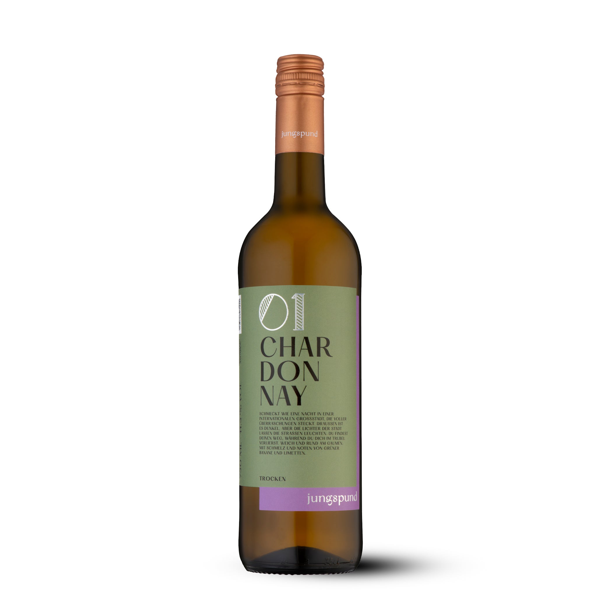 jungspund 01 Chardonnay QbA trocken Weißwein