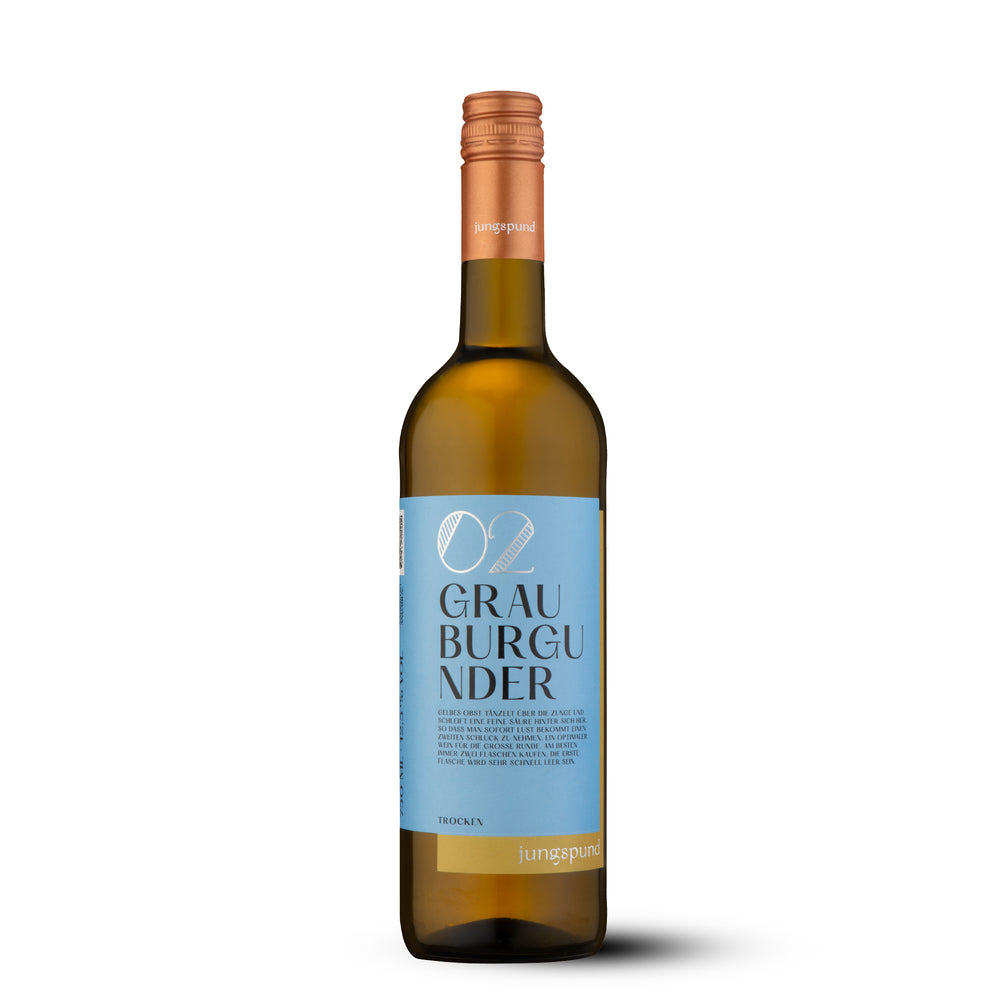 jungspund 02 Grauburgunder QbA trocken Weißwein