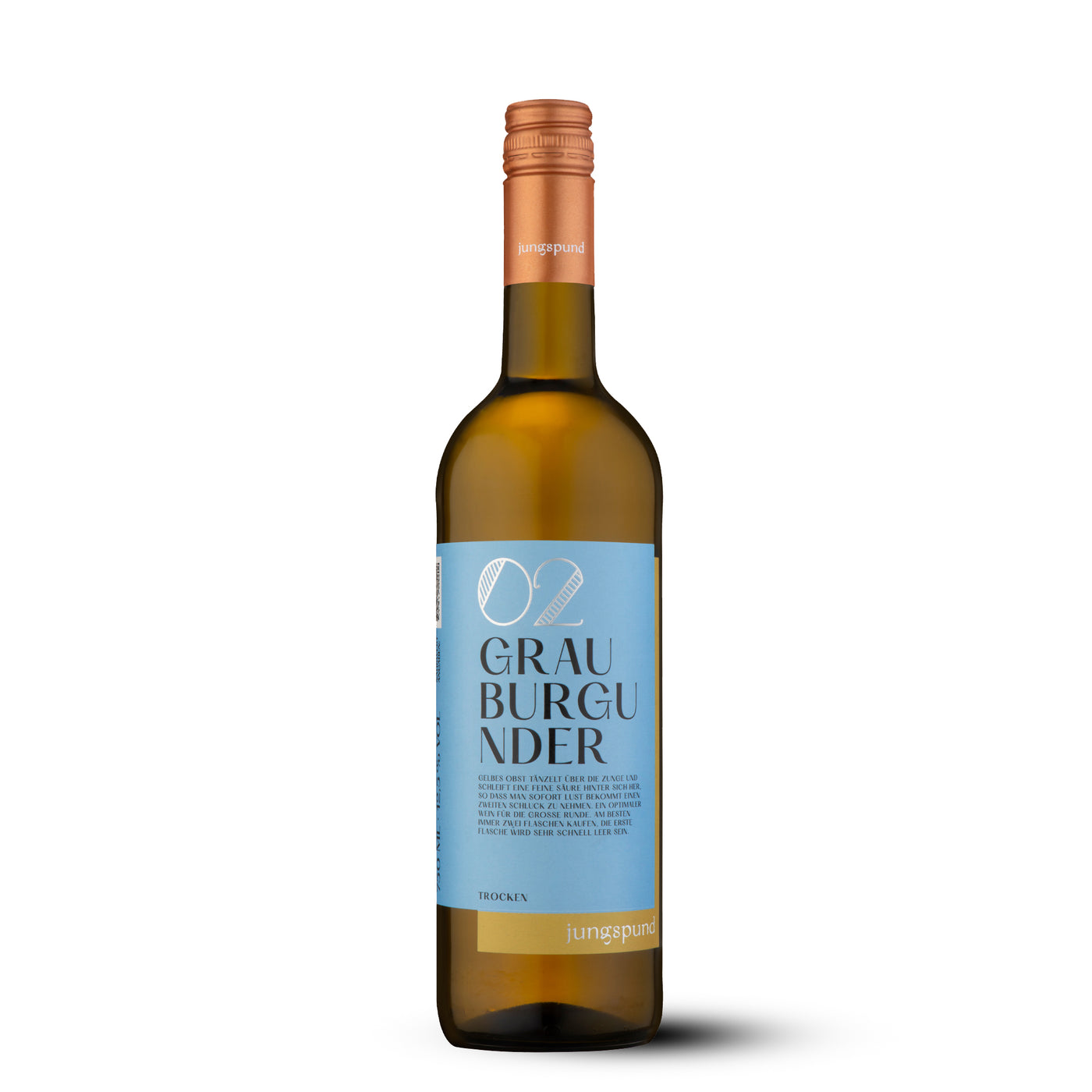 jungspund 02 Grauburgunder QbA trocken Weißwein