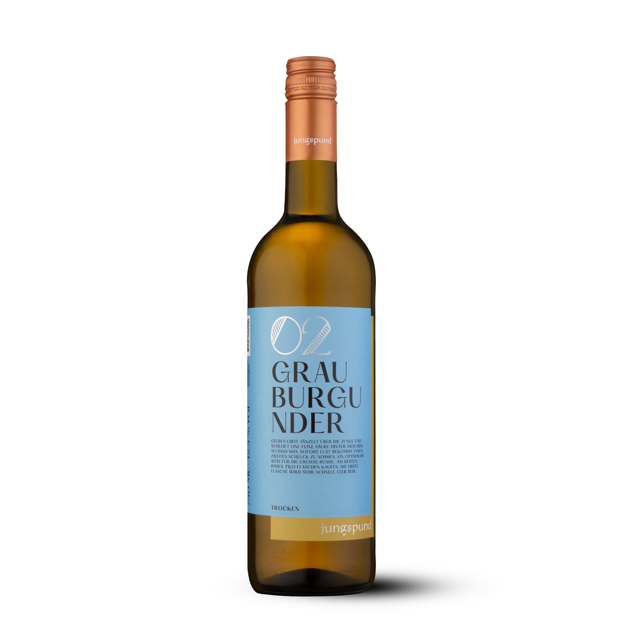jungspund 02 Grauburgunder QbA trocken Weißwein