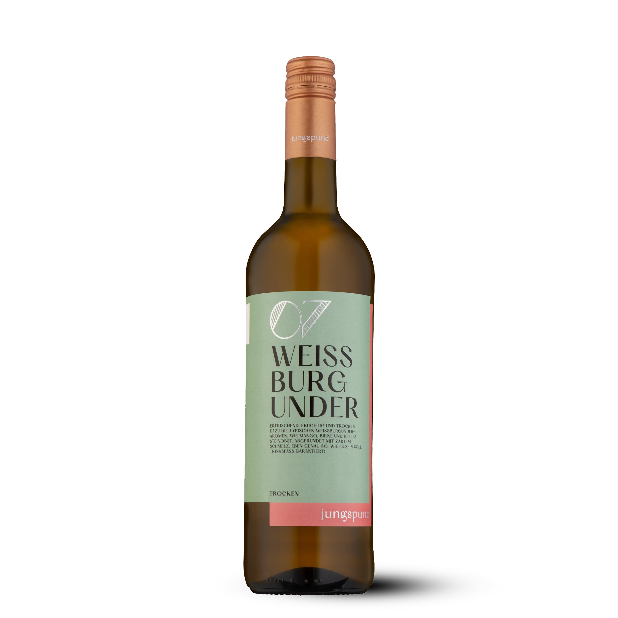 jungspund 07 Weißburgunder QbA trocken Weißwein